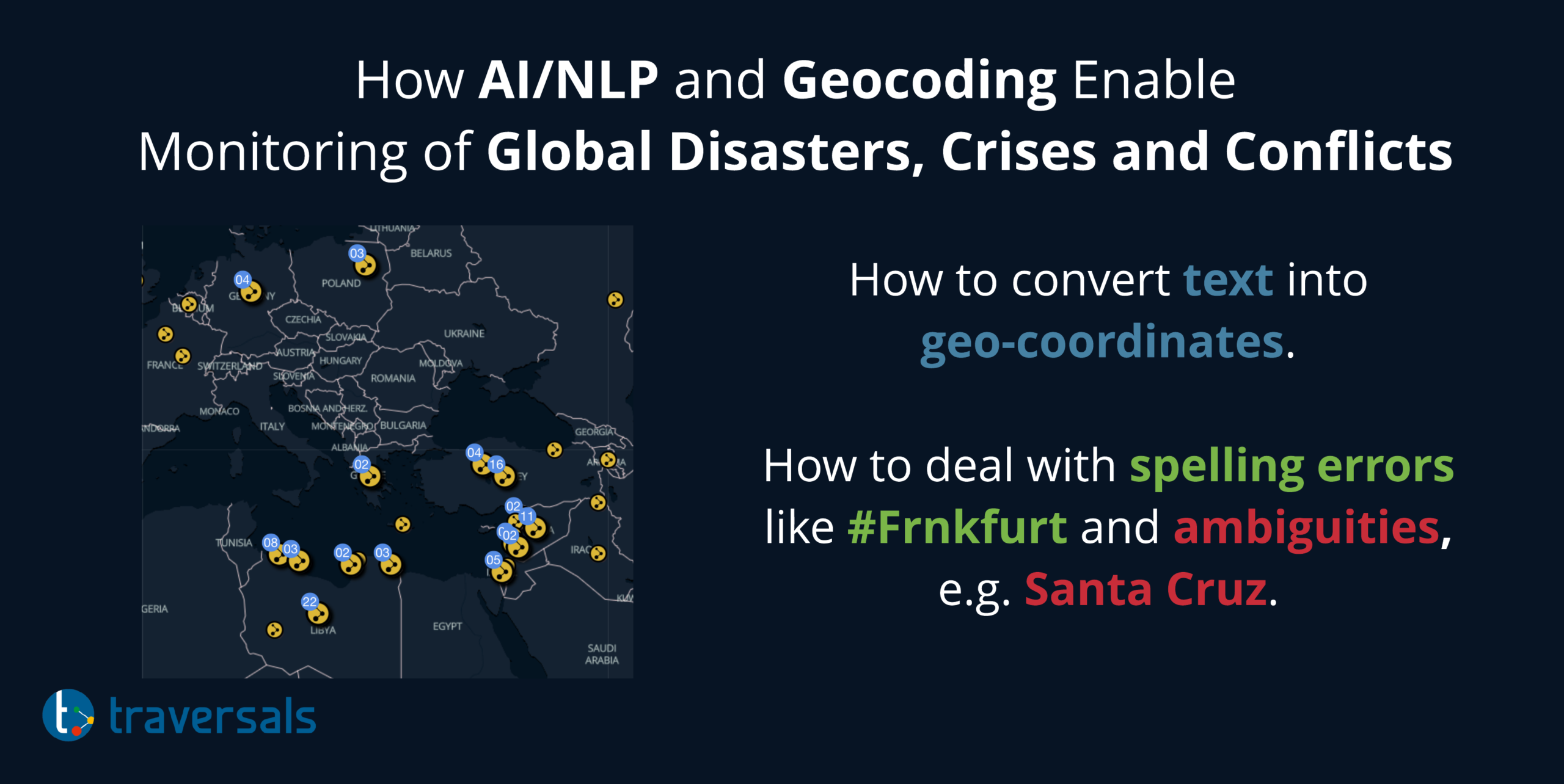 How AI/NLP and Geocoding Support Monitoring of Global Conflicts